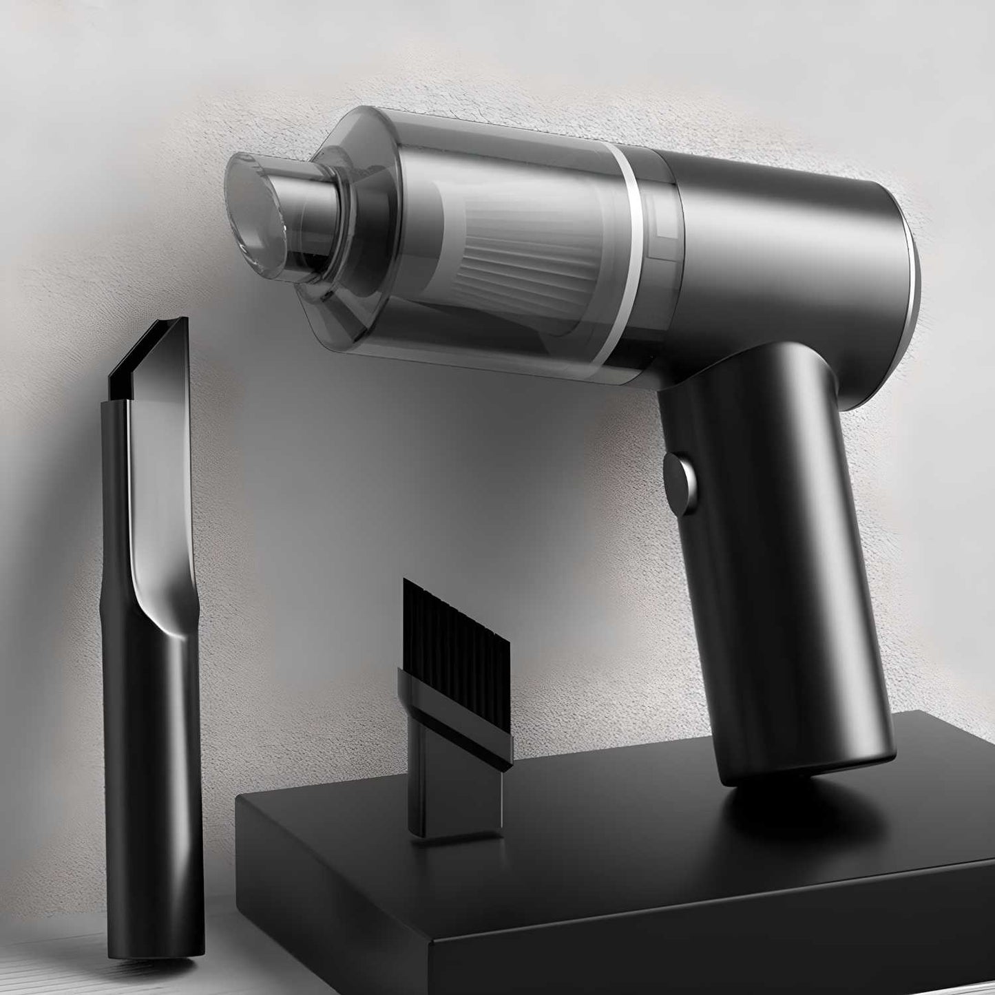 Portable Car Vacuum Cleaner with Blower | USB Rechargeable Wireless Handheld Car Vacuum Cleaner Traveling, Portable, Rechargeable (3in1 vaccum)